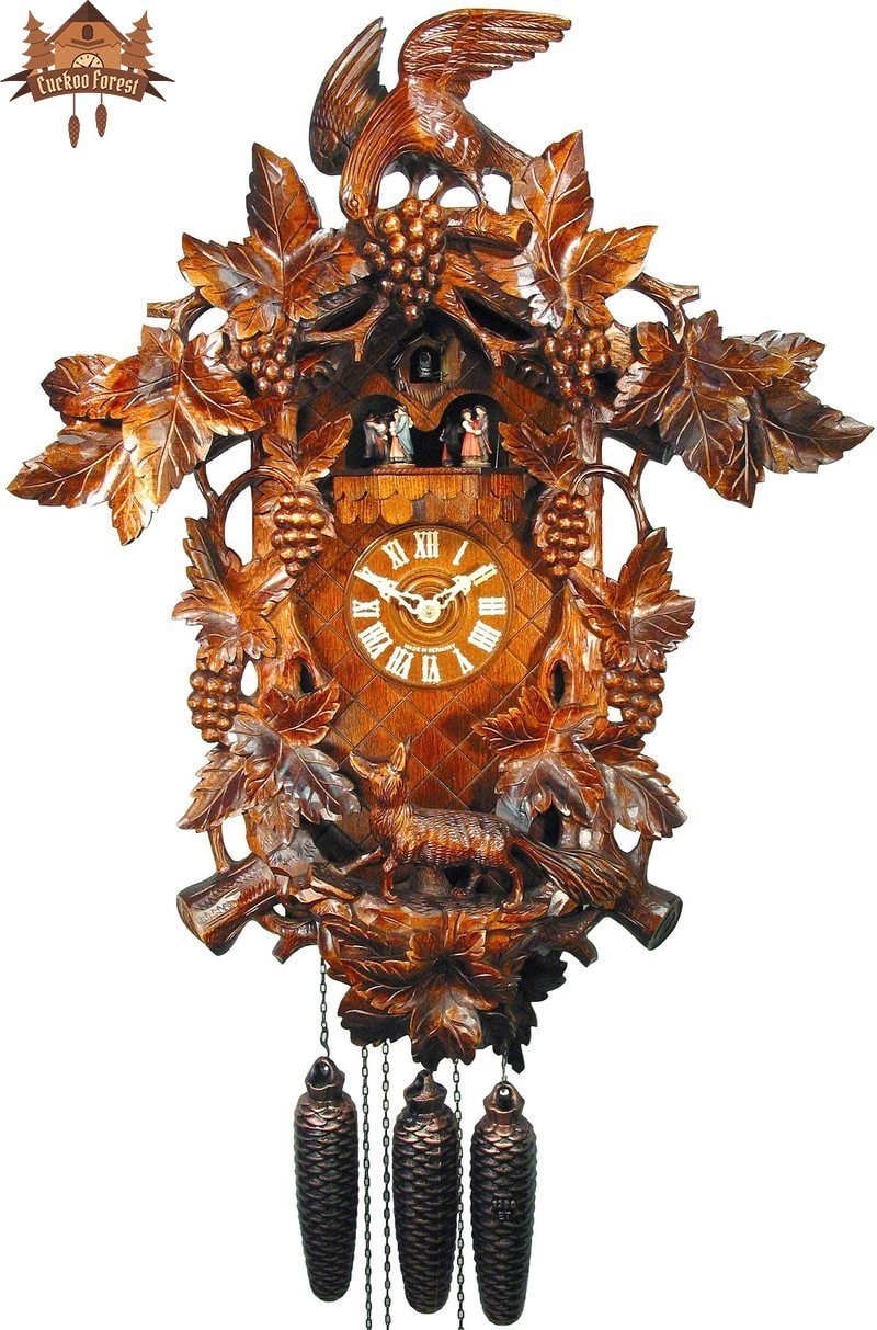 Black Forest Carved Cuckoo Clocks